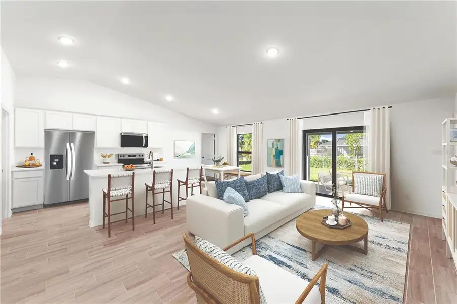 Furnished interior view inside a new home in , Port Charlotte (Image 3).