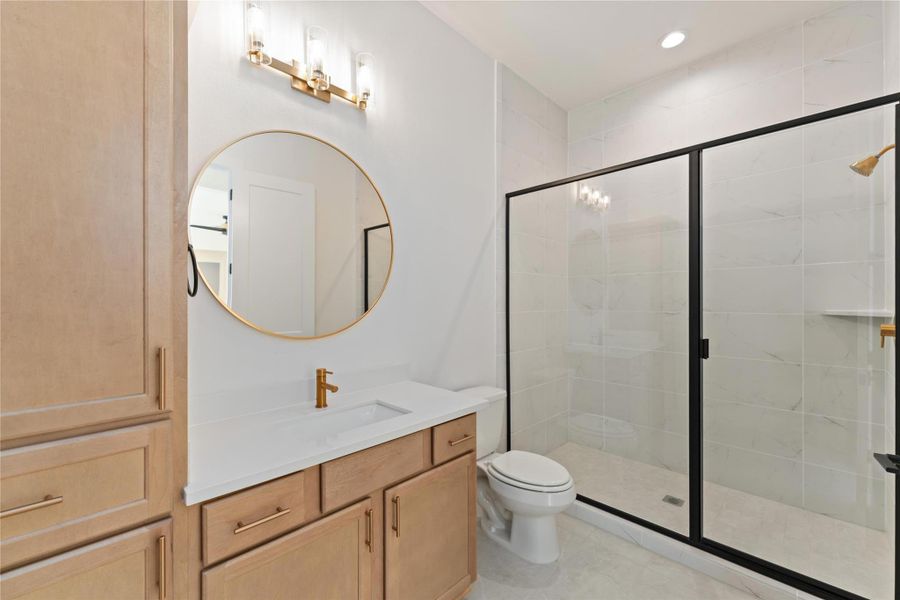 Furnished interior view inside a new home in , Houston (Image 6).