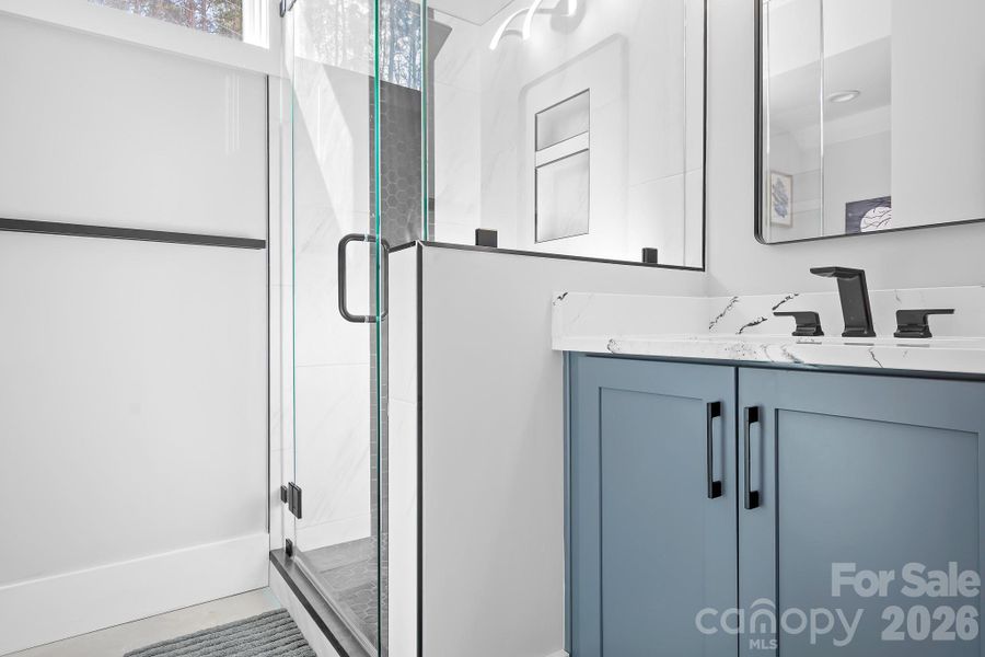 Furnished interior view inside a new home in , Denver (Image 11).