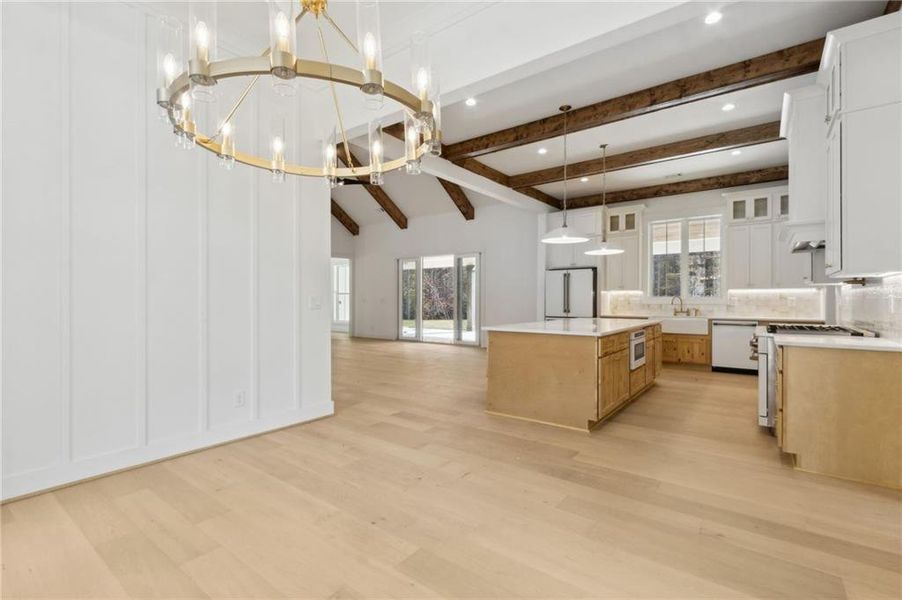 Furnished interior view inside a new home in , Dallas (Image 9). Furnished interior view inside a new home in , Dallas (Image 9).