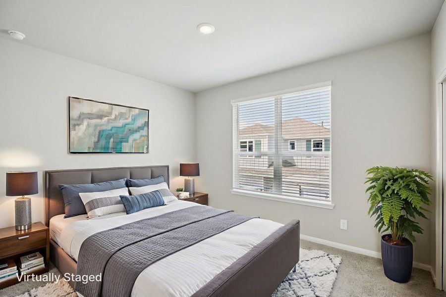 Furnished interior view inside a new home in Kemah Crossing - Luxe Series, Kemah (Image 13). Furnished interior view inside a new home in Kemah Crossing - Luxe Series, Kemah (Image 13).