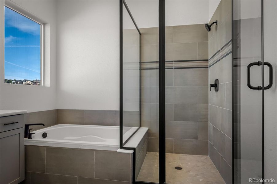 Furnished interior view inside a new home in Cloverleaf - Pinnacle Collection, Monument (Image 5). Furnished interior view inside a new home in Cloverleaf - Pinnacle Collection, Monument (Image 5).