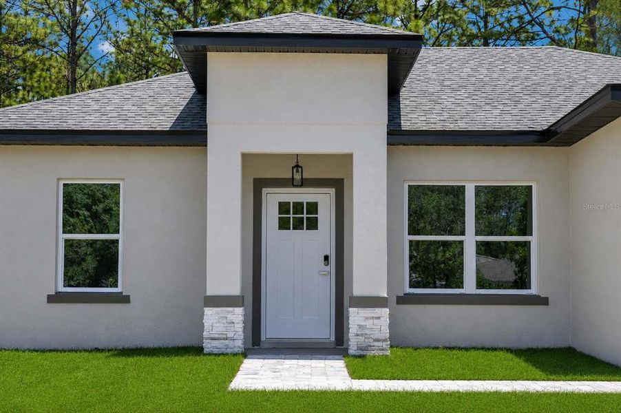 Exterior details and patio area of a home in , Citrus Springs (Image 3). Exterior details and patio area of a home in , Citrus Springs (Image 3).