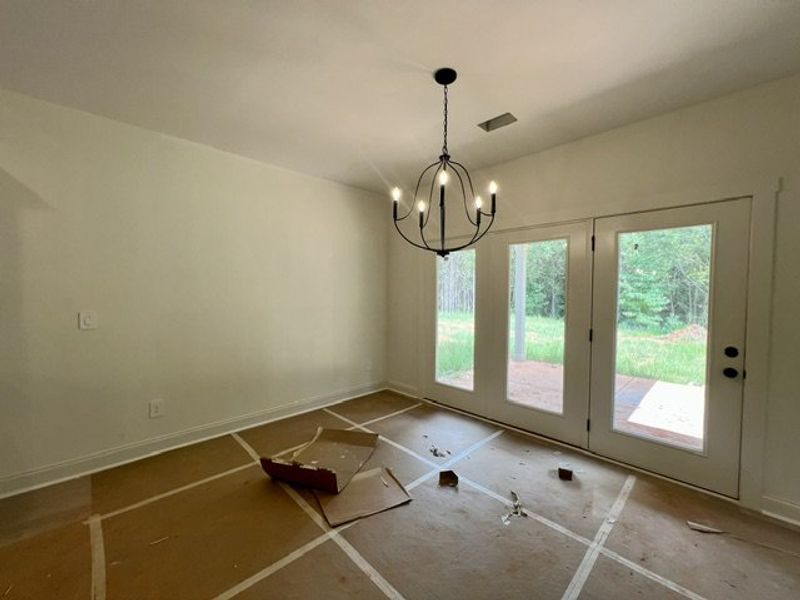 In-progress construction of a new home in Mitchell Farms, LaGrange, GA (Image 9).