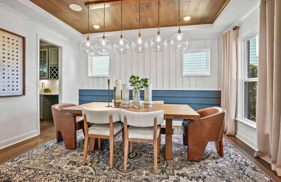 Furnished interior view inside a new home in Riverstone, Monroe (Image 43).
