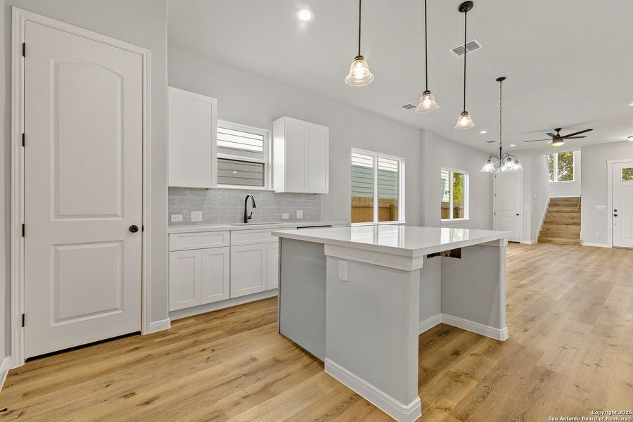 Furnished interior view inside a new home in , San Antonio (Image 6). Furnished interior view inside a new home in , San Antonio (Image 6).