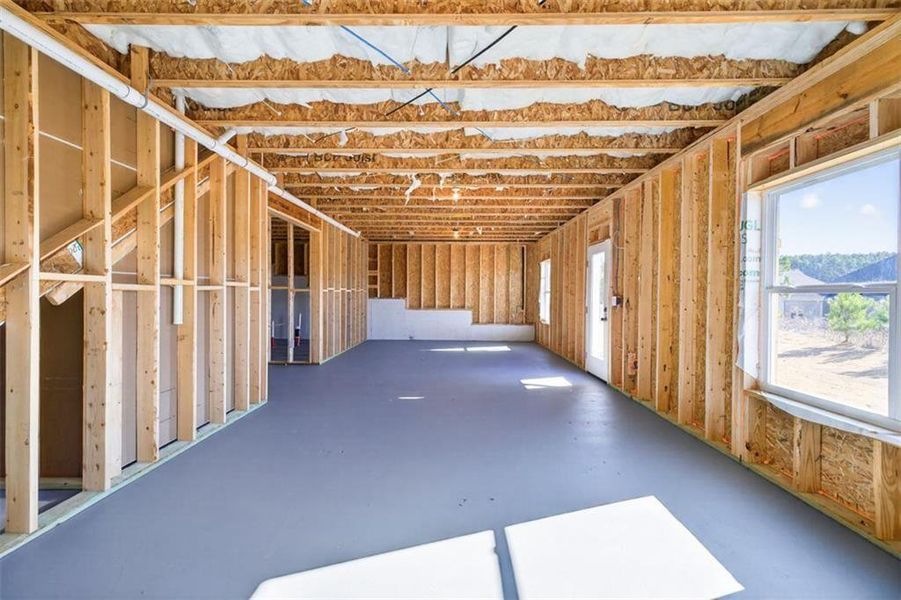 In-progress construction of a new home in Victoria Heights, Dallas, GA (Image 41).