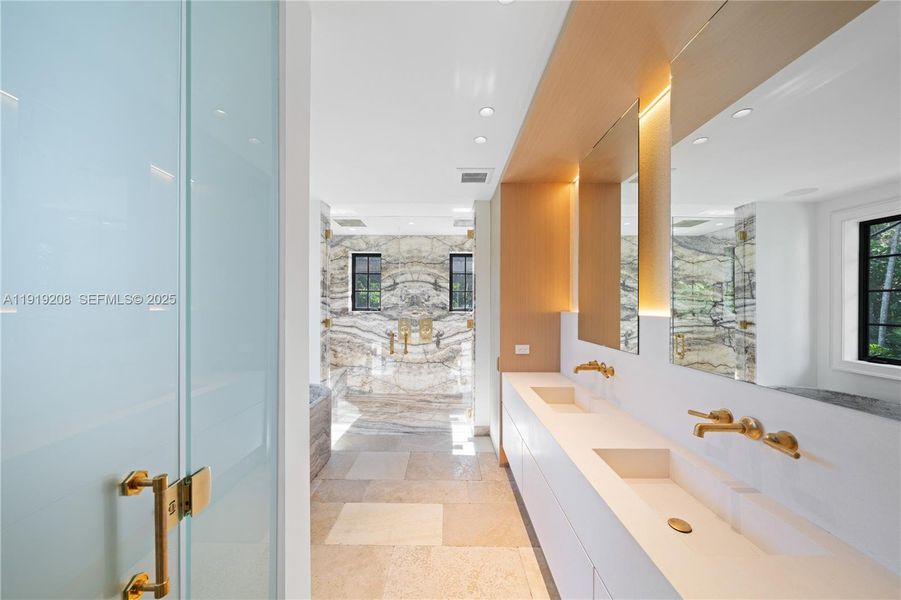 Furnished interior view inside a new home in , Coral Gables (Image 7). Furnished interior view inside a new home in , Coral Gables (Image 7).