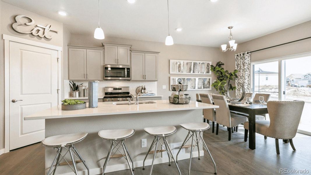 Furnished interior view inside a new home in Sky Ranch, Watkins (Image 5).