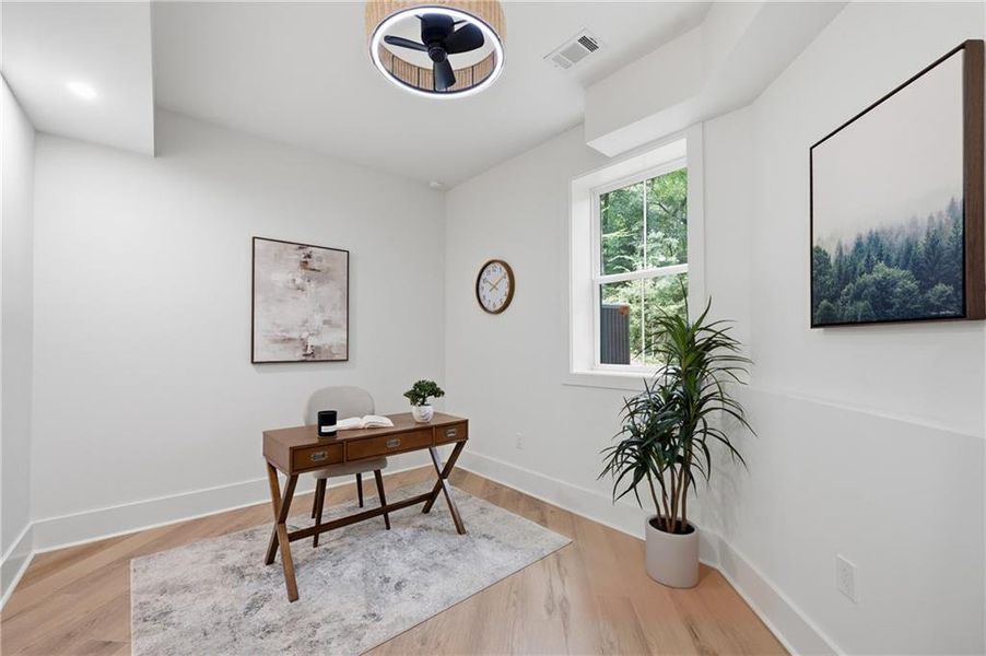 Furnished interior view inside a new home in , Marietta (Image 18).