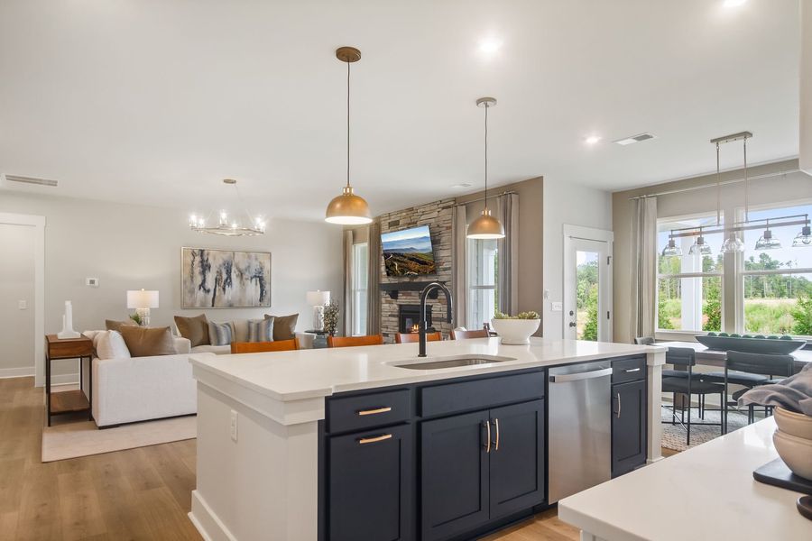 Furnished interior view inside a new home in Parkers Summit, Greer (Image 17).