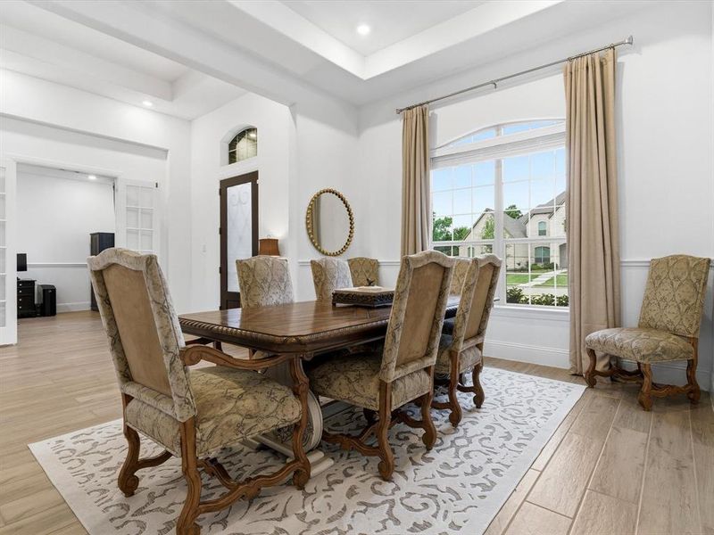 Furnished interior view inside a new home in Gean Estates, Keller (Image 10).
