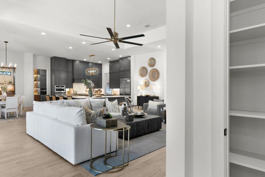 Furnished interior view inside a new home in Belle Oaks, Bulverde (Image 58).