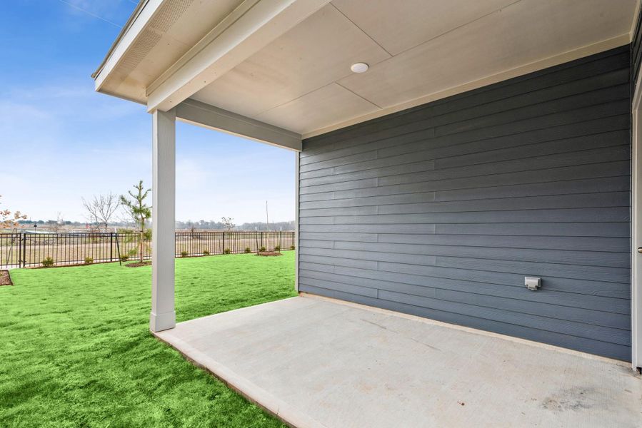 The Kettering II- Rear Covered Patio