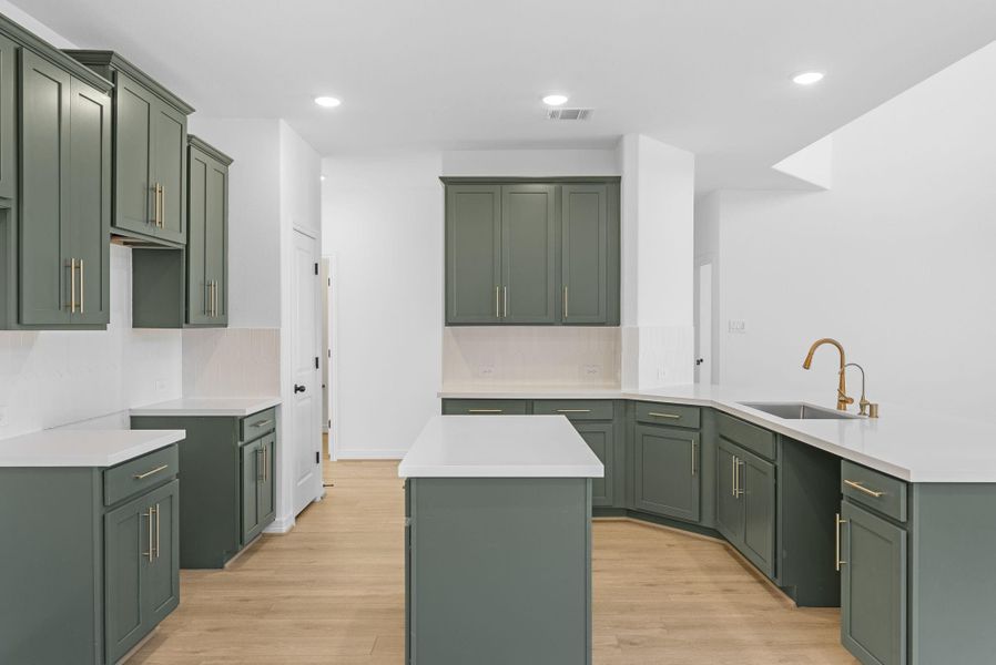 Furnished interior view inside a new home in The Meadows at Imperial Oaks, Conroe (Image 14).