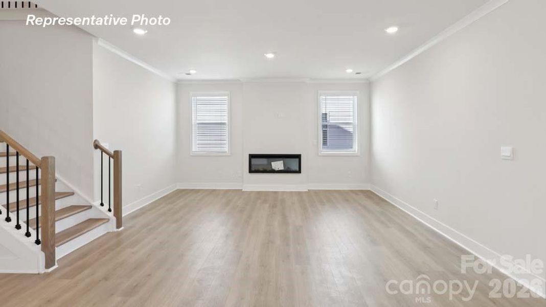 Spacious, unfurnished interior of a new home in Oak Grove Hill, Huntersville (Image 21).