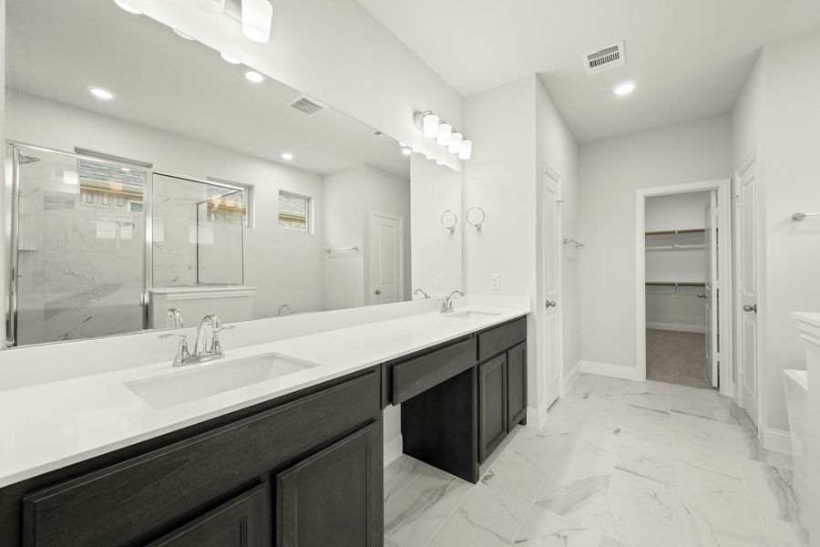 Furnished interior view inside a new home in Westside Preserve - 70ft. lots, Midlothian (Image 8). Furnished interior view inside a new home in Westside Preserve - 70ft. lots, Midlothian (Image 8).