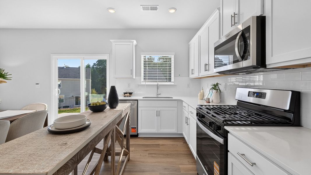 Furnished interior view inside a new home in Huffman Ridge, Hickory (Image 10).