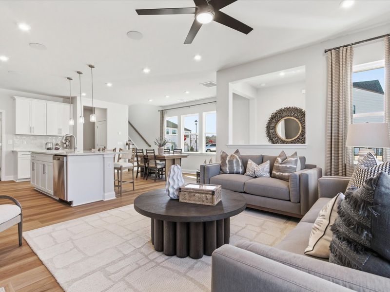 Representative furnished interior of a home built from the York by Tri Pointe Homes in Southbridge, Fort Mill (Image 11).