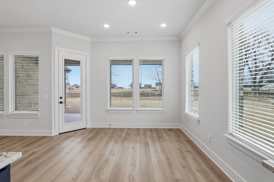 Spacious, unfurnished interior of a new home in Fannin Ranch, Leonard (Image 21).