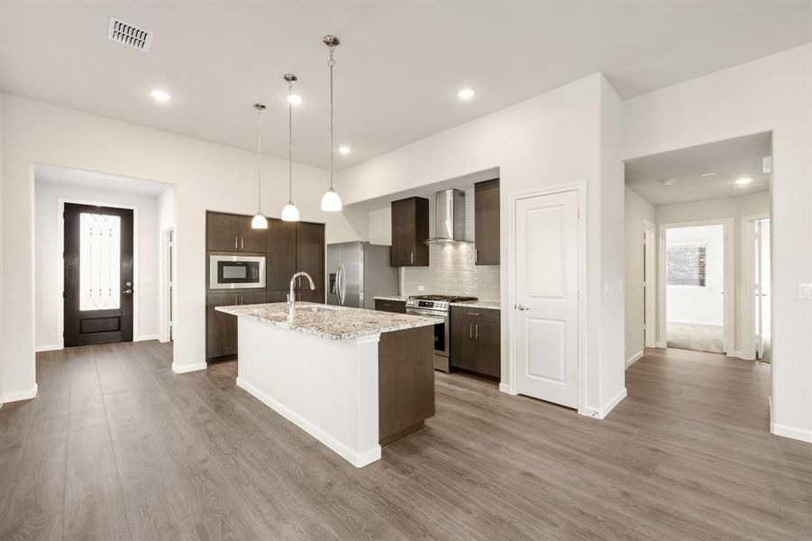 Furnished interior view inside a new home in Eagle Glen Elements, Alvarado (Image 11).