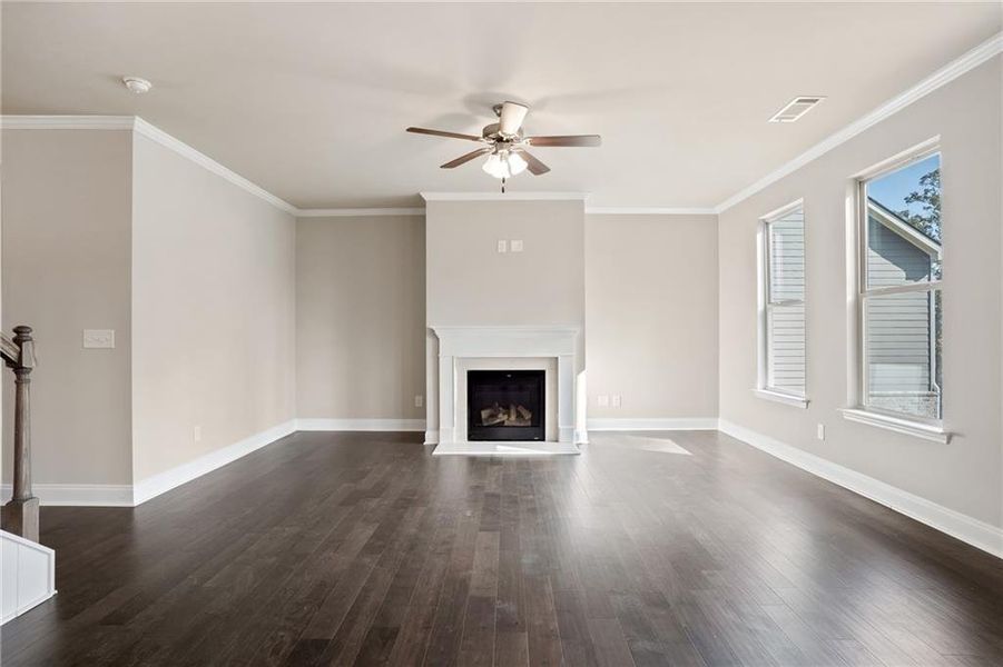 Spacious, unfurnished interior of a new home in Paces Estates, Lithia Springs (Image 17). Spacious, unfurnished interior of a new home in Paces Estates, Lithia Springs (Image 17).