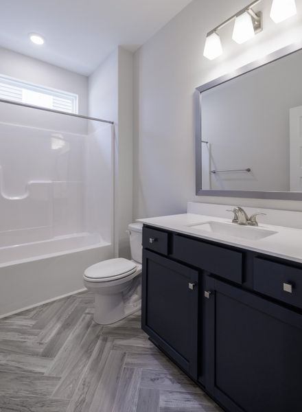 Representative furnished interior of a home built from the The Prescott by Cothran Homes in Holly Ridge, Greenville (Image 15).