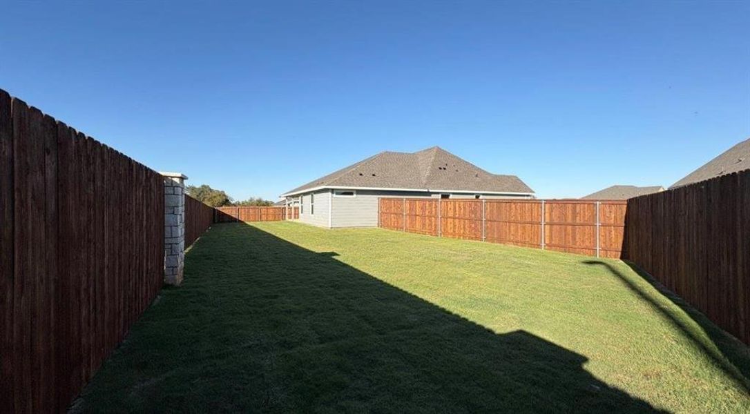 Yard - All Home and community information, including pricing, included features, terms, availability and amenities, are subject to change at any time without notice or obligation. All Drawings, pictures, photographs, video, square footages, floor plans, elevations, features, colors and sizes are approximate for illustration purposes only and will vary from the homes as built. Yard - All Home and community information, including pricing, included features, terms, availability and amenities, are subject to change at any time without notice or obligation. All Drawings, pictures, photographs, video, square footages, floor plans, elevations, features, colors and sizes are approximate for illustration purposes only and will vary from the homes as built.