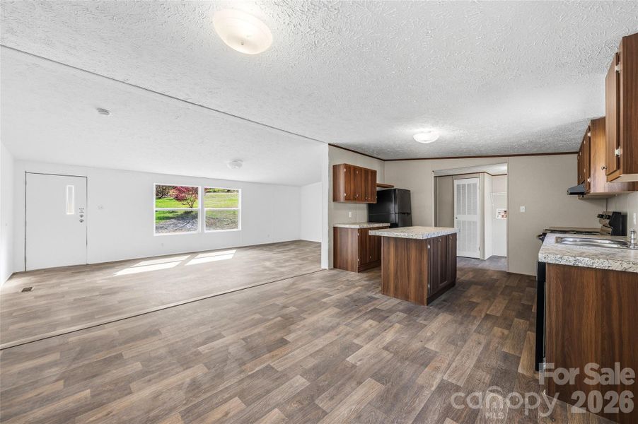 Open floor plan Open floor plan