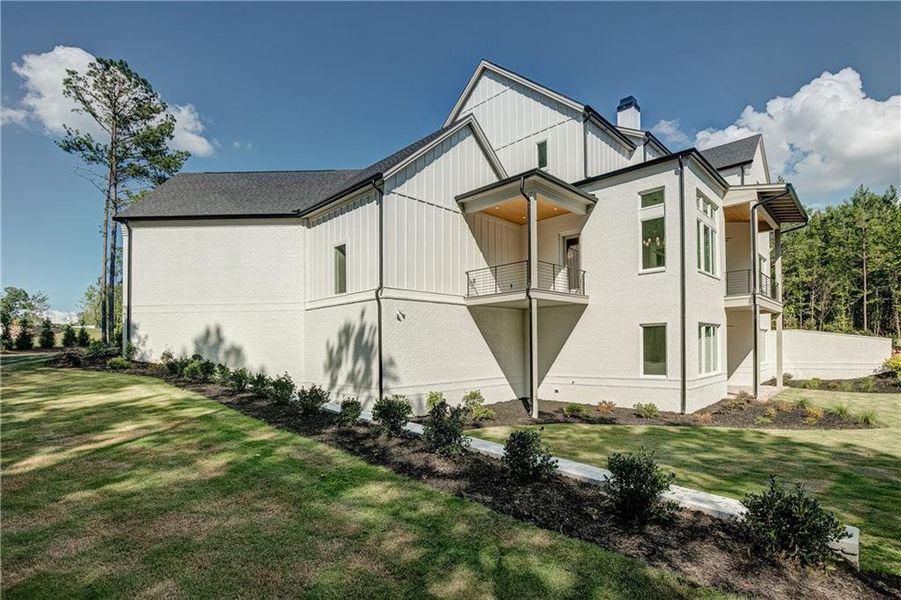 Exterior details and patio area of a home in , Newnan (Image 4).