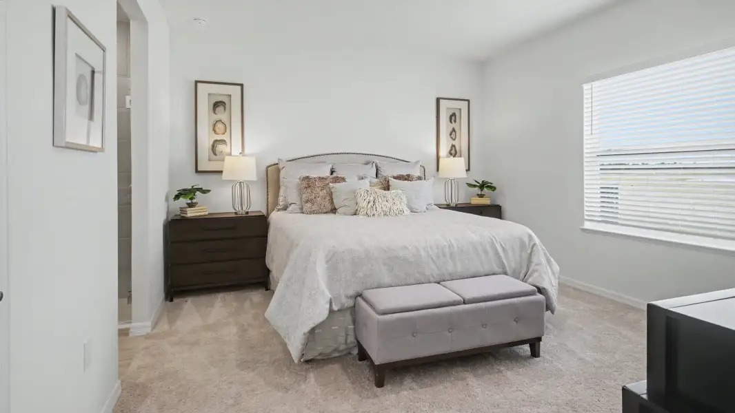 Furnished interior view inside a new home in Malabar Springs, Palm Bay (Image 22).