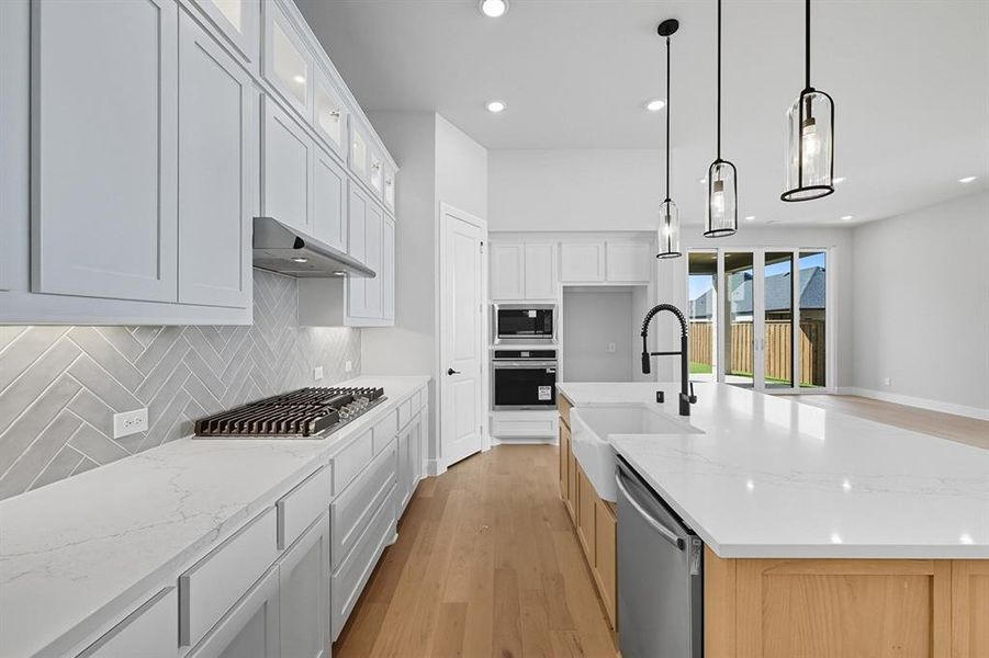 Furnished interior view inside a new home in Trinity Falls, McKinney (Image 4). Furnished interior view inside a new home in Trinity Falls, McKinney (Image 4).