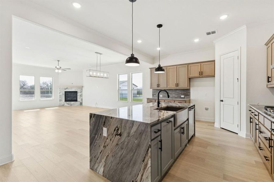 Furnished interior view inside a new home in Joshua Meadows, Joshua (Image 11).