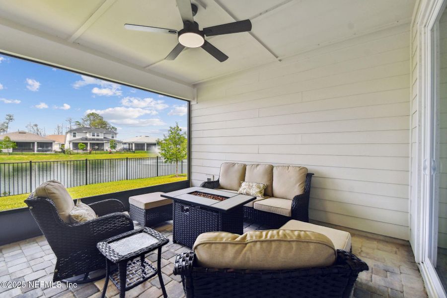 Furnished interior view inside a new home in , St. Augustine (Image 27).