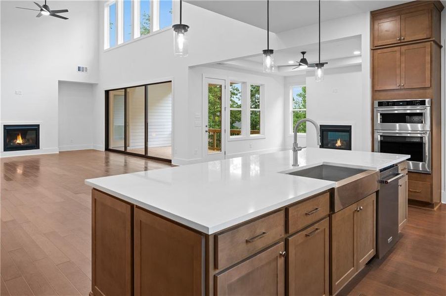 Furnished interior view inside a new home in , Cumming (Image 8).