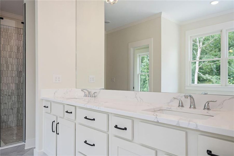 Furnished interior view inside a new home in , Monroe (Image 15). Furnished interior view inside a new home in , Monroe (Image 15).