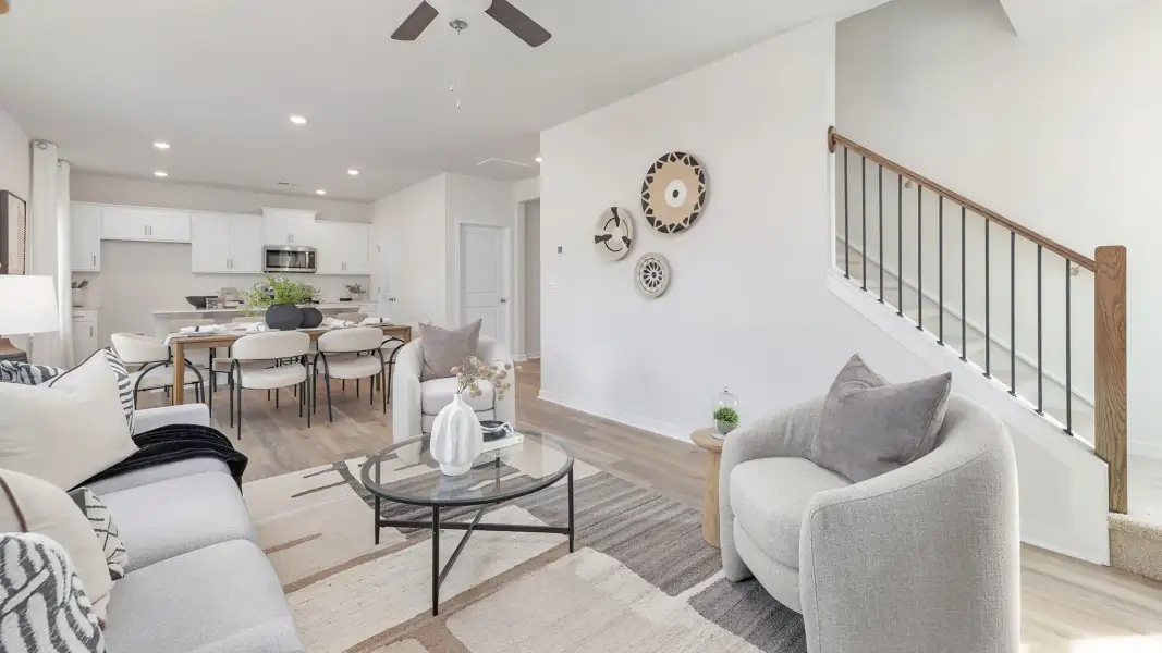 Furnished interior view inside a new home in Bristol Terrace, Statesville (Image 11).
