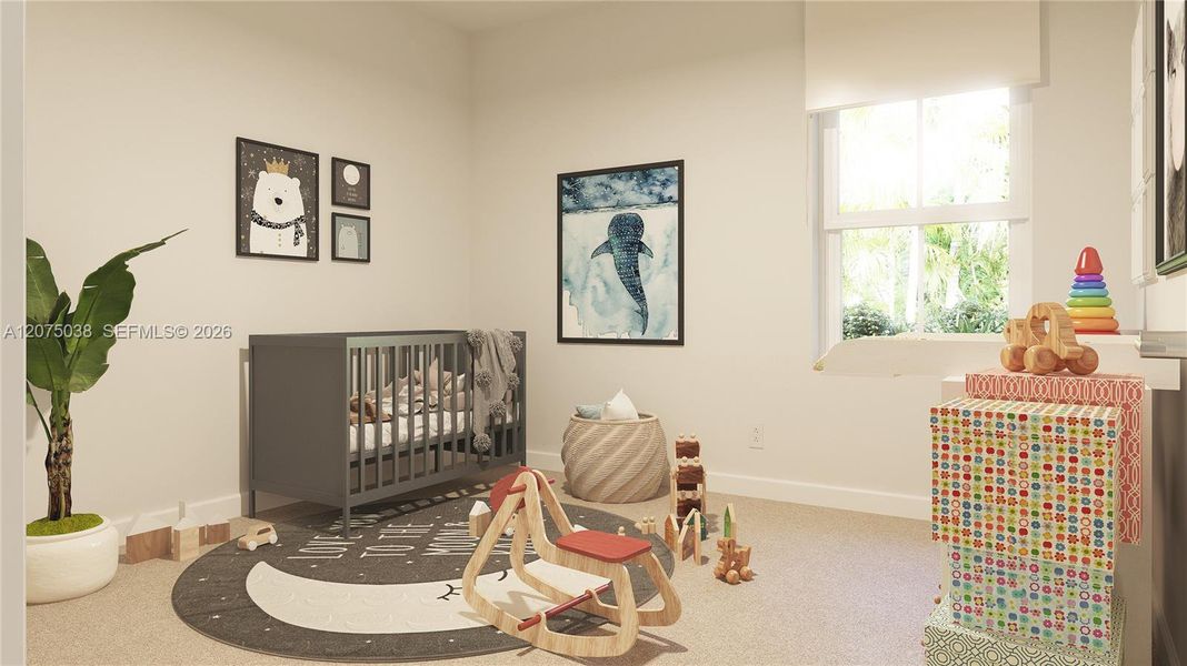 Furnished interior view inside a new home in Wildwood Groves, Miami (Image 7). Furnished interior view inside a new home in Wildwood Groves, Miami (Image 7).