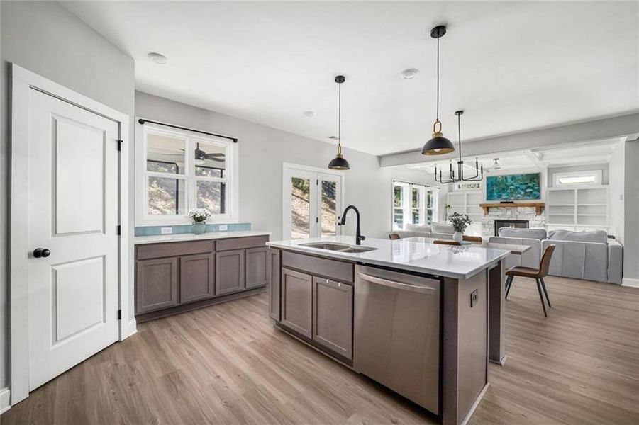 Furnished interior view inside a new home in , Dallas (Image 6).