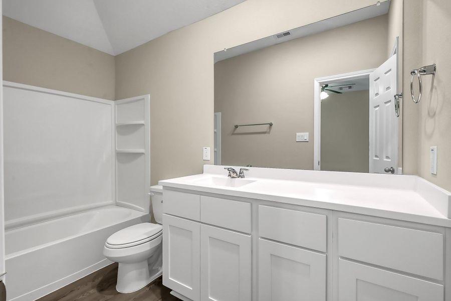 Furnished interior view inside a new home in , Cleveland (Image 6).