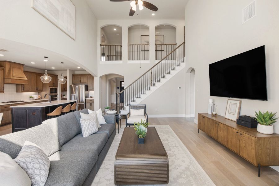 Furnished interior view inside a new home in Silo Mills, Joshua (Image 17).