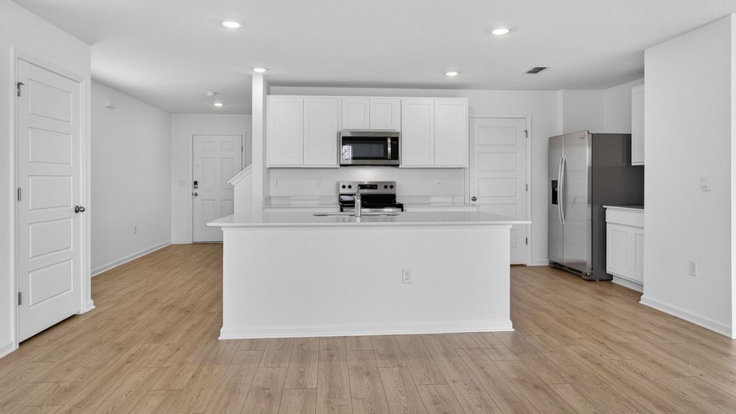 Representative furnished interior of a home built from the Elston+ by D.R. Horton in Diamond Springs, Jacksonville (Image 5).