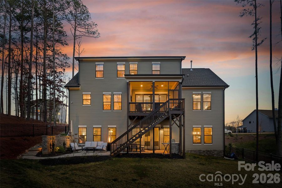 Exterior details and patio area of a home in , Charlotte (Image 3).