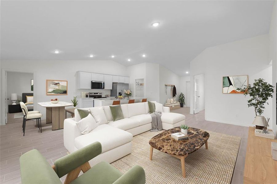 Furnished interior view inside a new home in , Port Charlotte (Image 7).