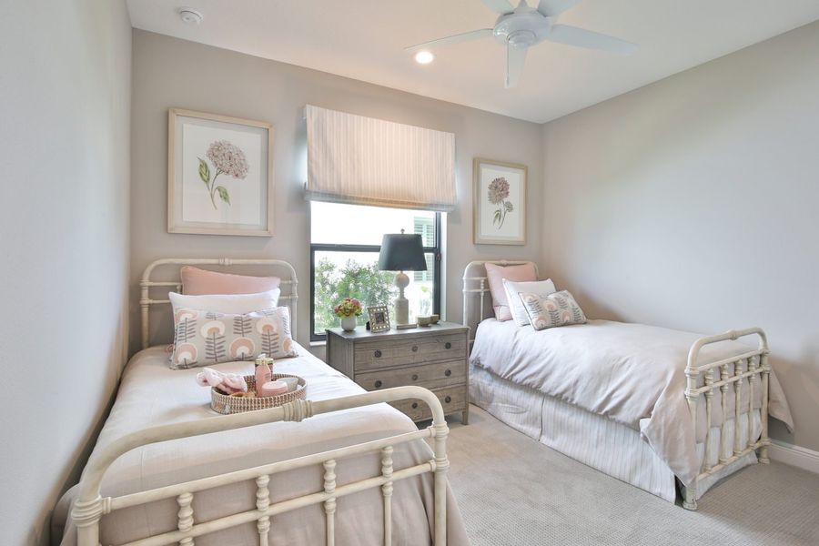 Furnished interior view inside a new home in Palm Grove, Lakewood Ranch (Image 18).
