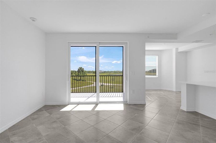 Spacious, unfurnished interior of a new home in Wellen Park Golf & Country Club, Venice (Image 12). Spacious, unfurnished interior of a new home in Wellen Park Golf & Country Club, Venice (Image 12).