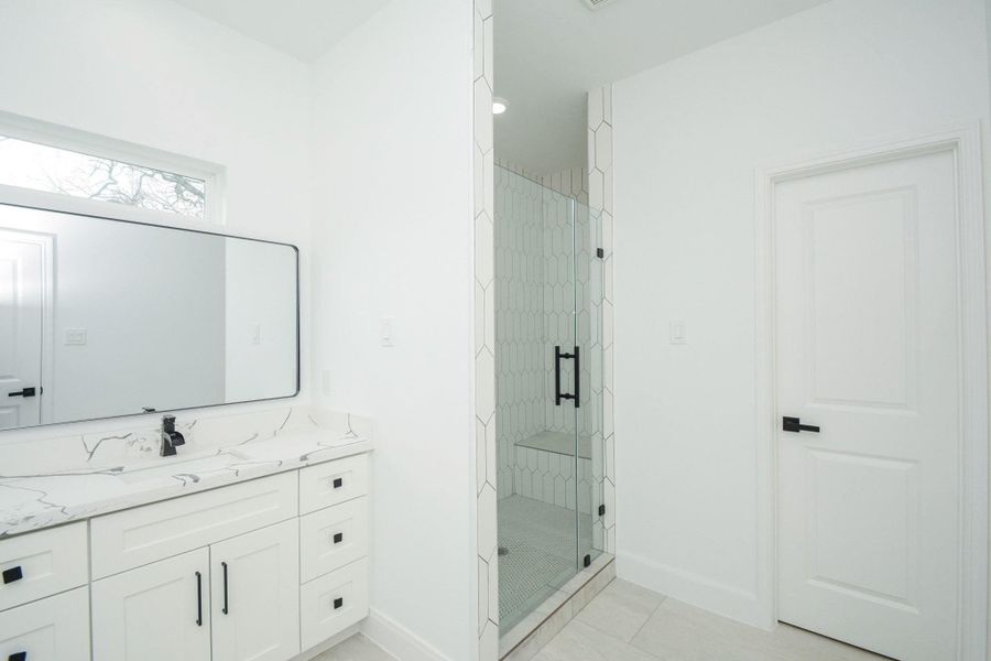 Furnished interior view inside a new home in , Houston (Image 8).