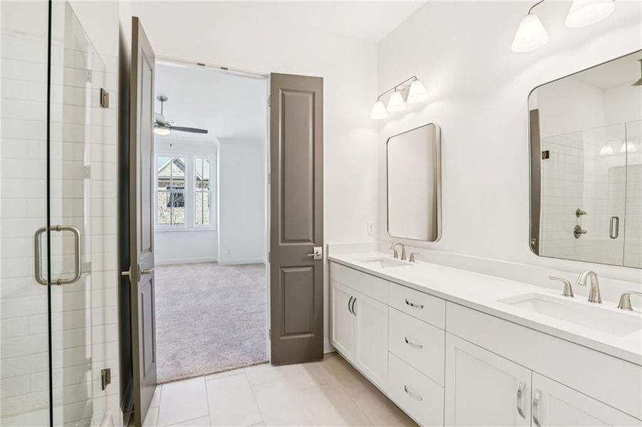 Furnished interior view inside a new home in , Peachtree Corners (Image 10).