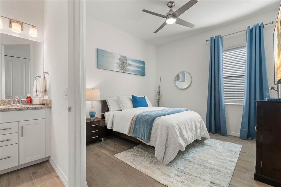 Furnished interior view inside a new home in , Punta Gorda (Image 59).