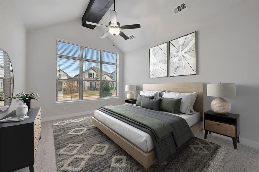 Furnished interior view inside a new home in Mantua Point Gardens, Van Alstyne (Image 23).